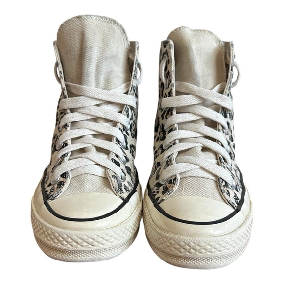 Converse Chuck Taylor All Star High Top Leopard Print Sneakers Unisex 7/5 - Picture 5 of 11